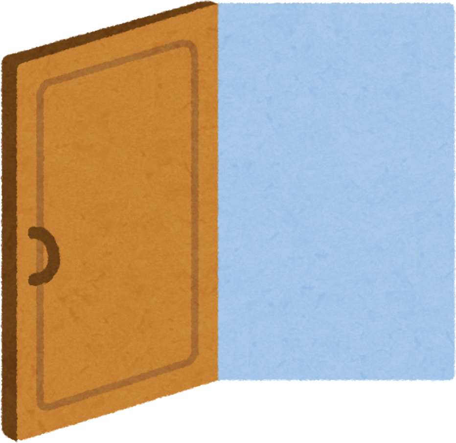 Illustration of an Open Door